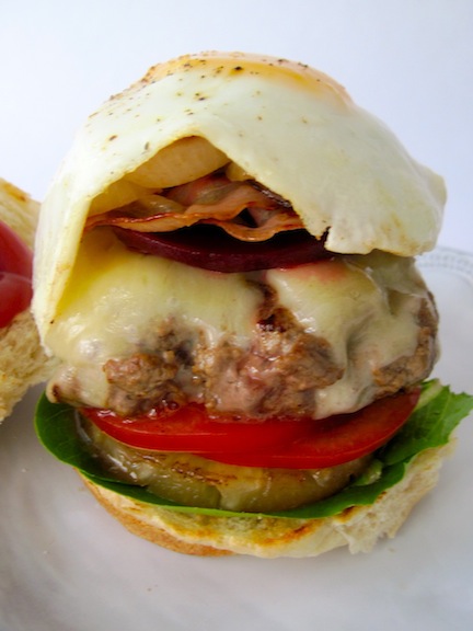 Australian burger recipe | burgers here and there